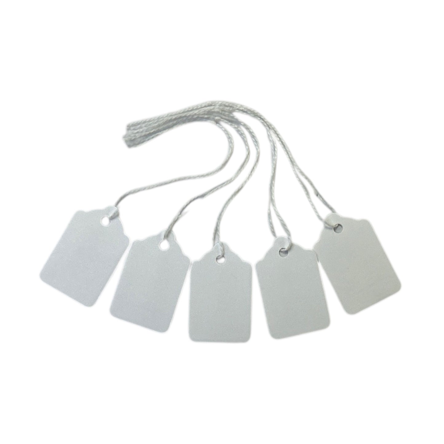 Box of 1000 White Merchandise Tags 44mm x 29mm