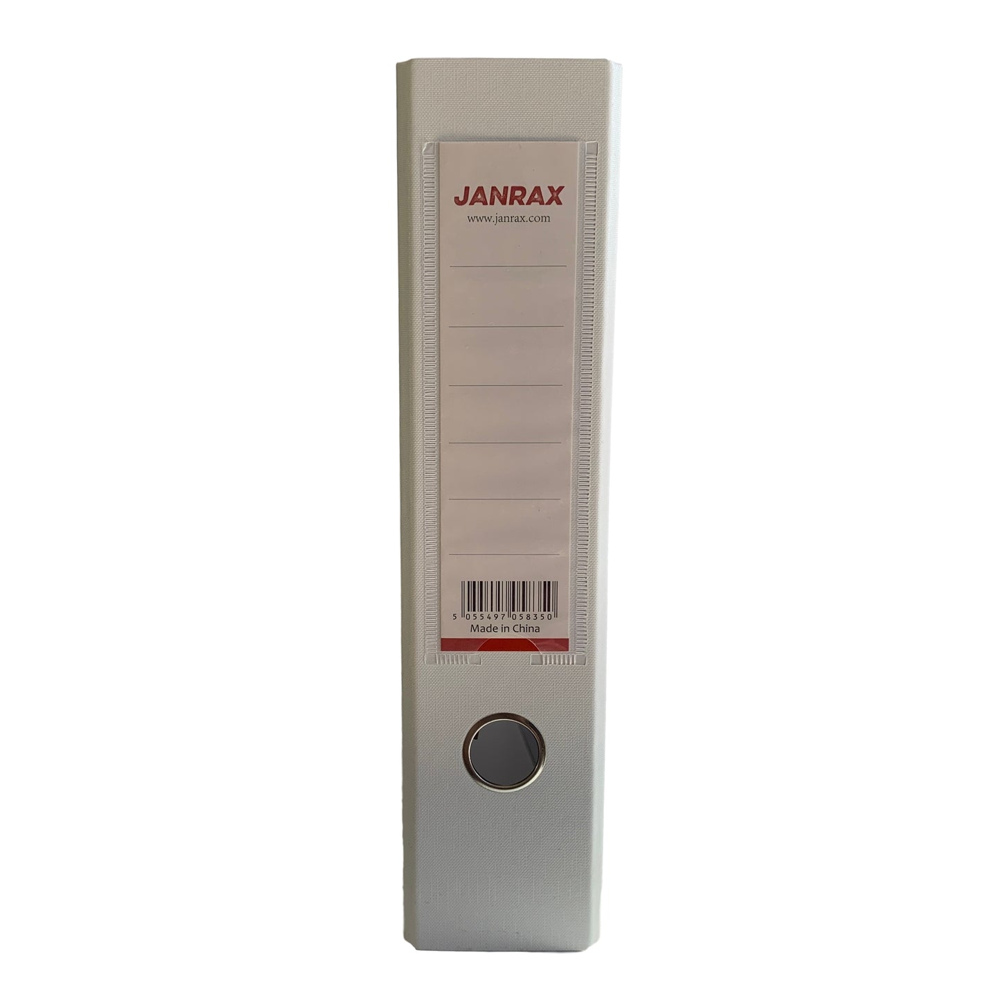 A4 White Paperbacked Lever Arch File by Janrax