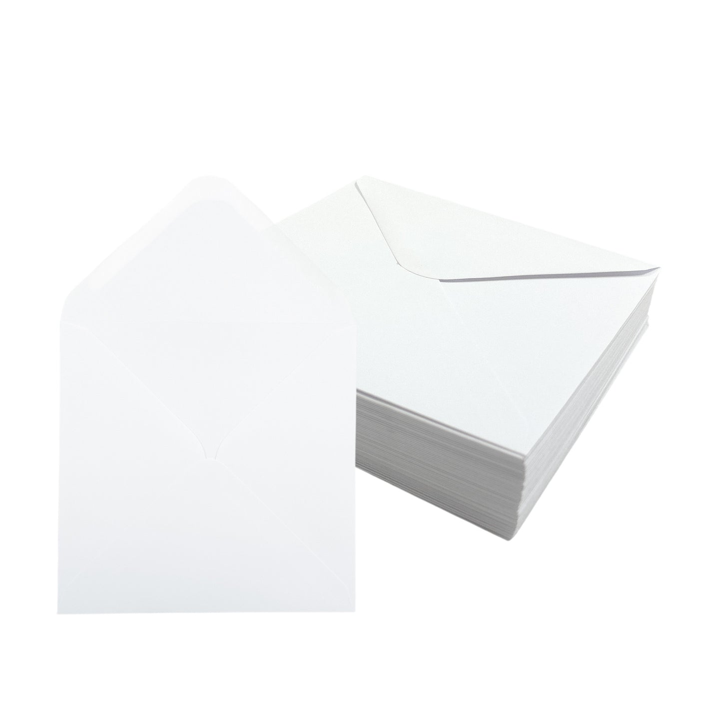Pack of 50 White 100gsm 145x145mm Gummed Envelopes