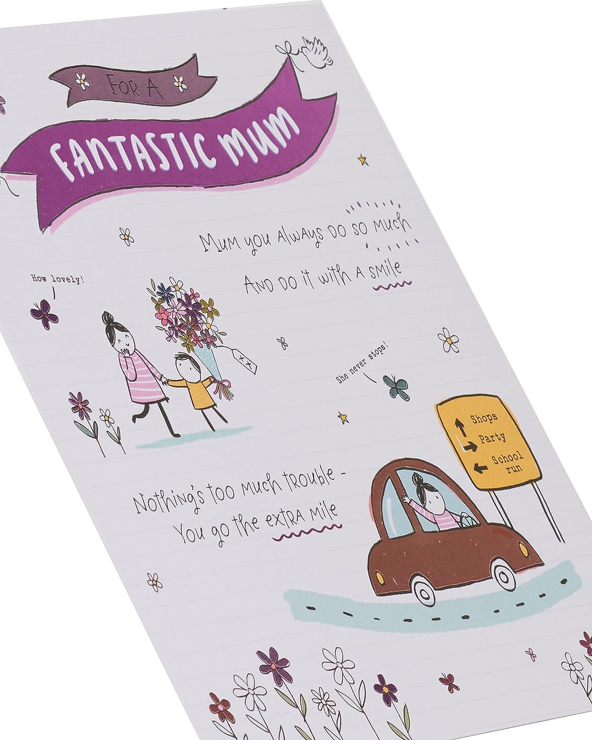 Adorable Poem Mum Birthday Card