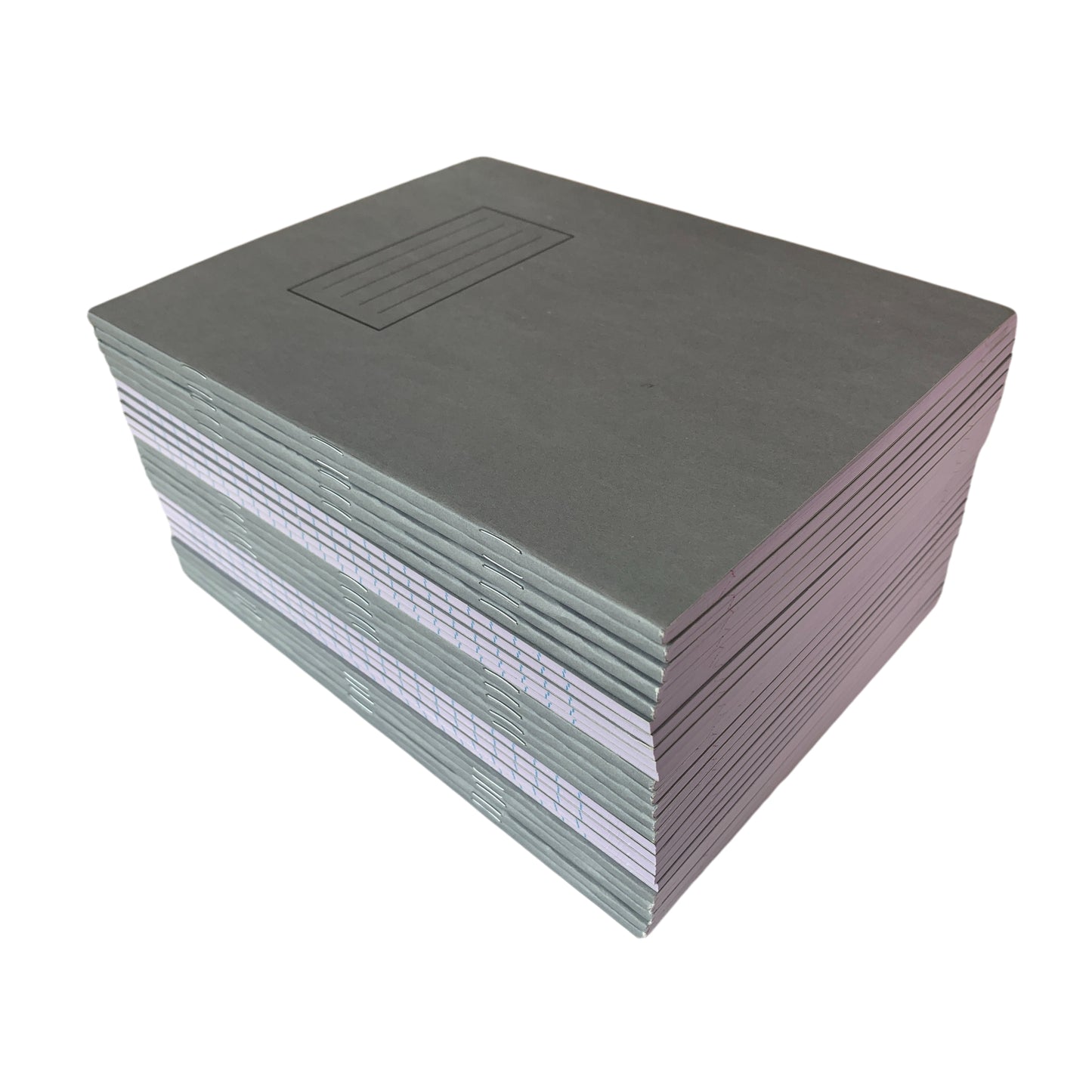 Janrax 9x7" Grey 80 Pages Feint and Ruled Exercise Book