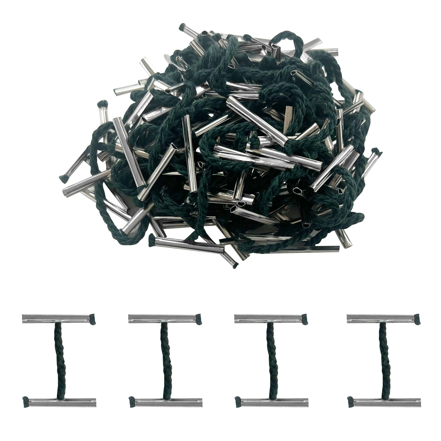 Pack of 1000 25mm Metal End Treasury Tags