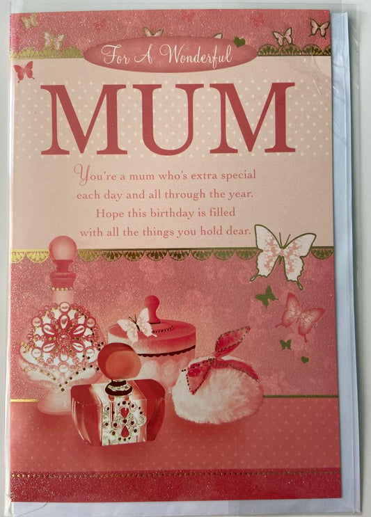 Wonderful Mum Sentimental Words Birthday Card