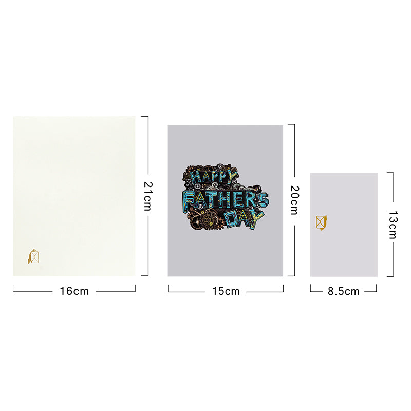 Master of Tools Mechanical 3D Pop Up Father’s Day Card