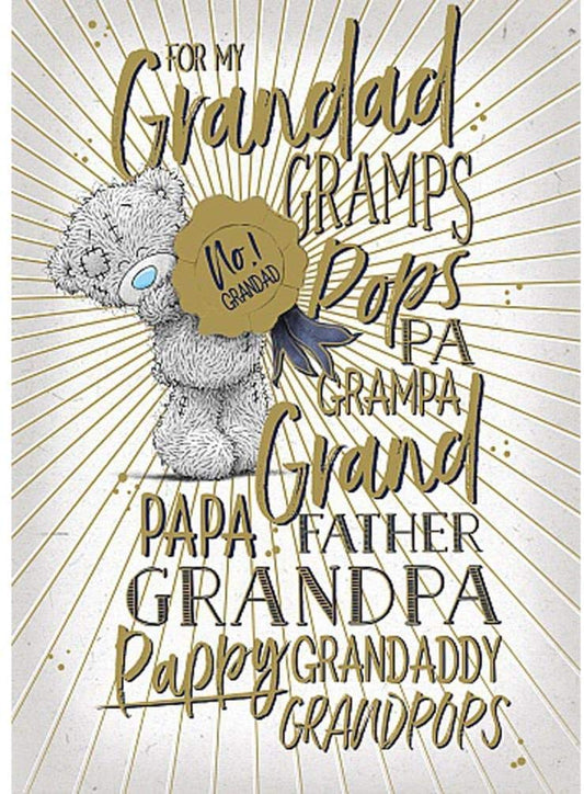 Grandad Father's Day Card Me To You Bear