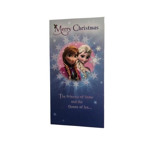 Merry Christmas The Princess of Snow & the Queen Money Wallet Card 