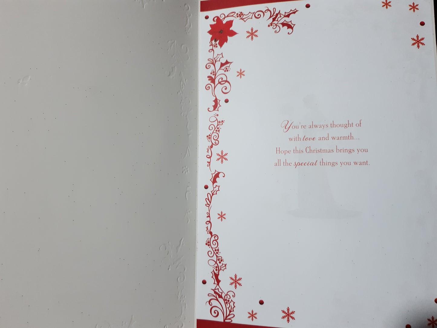 Christmas Wishes To Mum Elegant Red Dress & Festive Decor Card