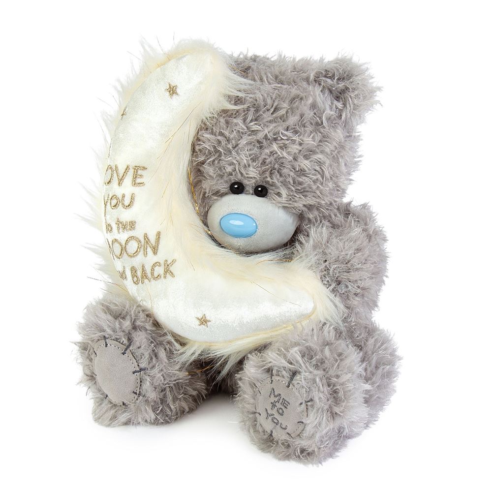 Me to You Tatty Teddy 'Love You To The Moon And Back' 19cm High Presented On Premium Gift Plinth Signature Collection