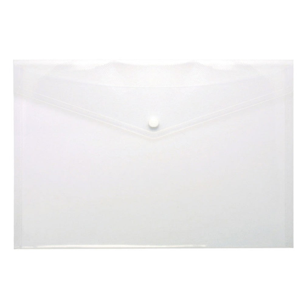 Pack of 5 A4+ Clear Stud Wallets