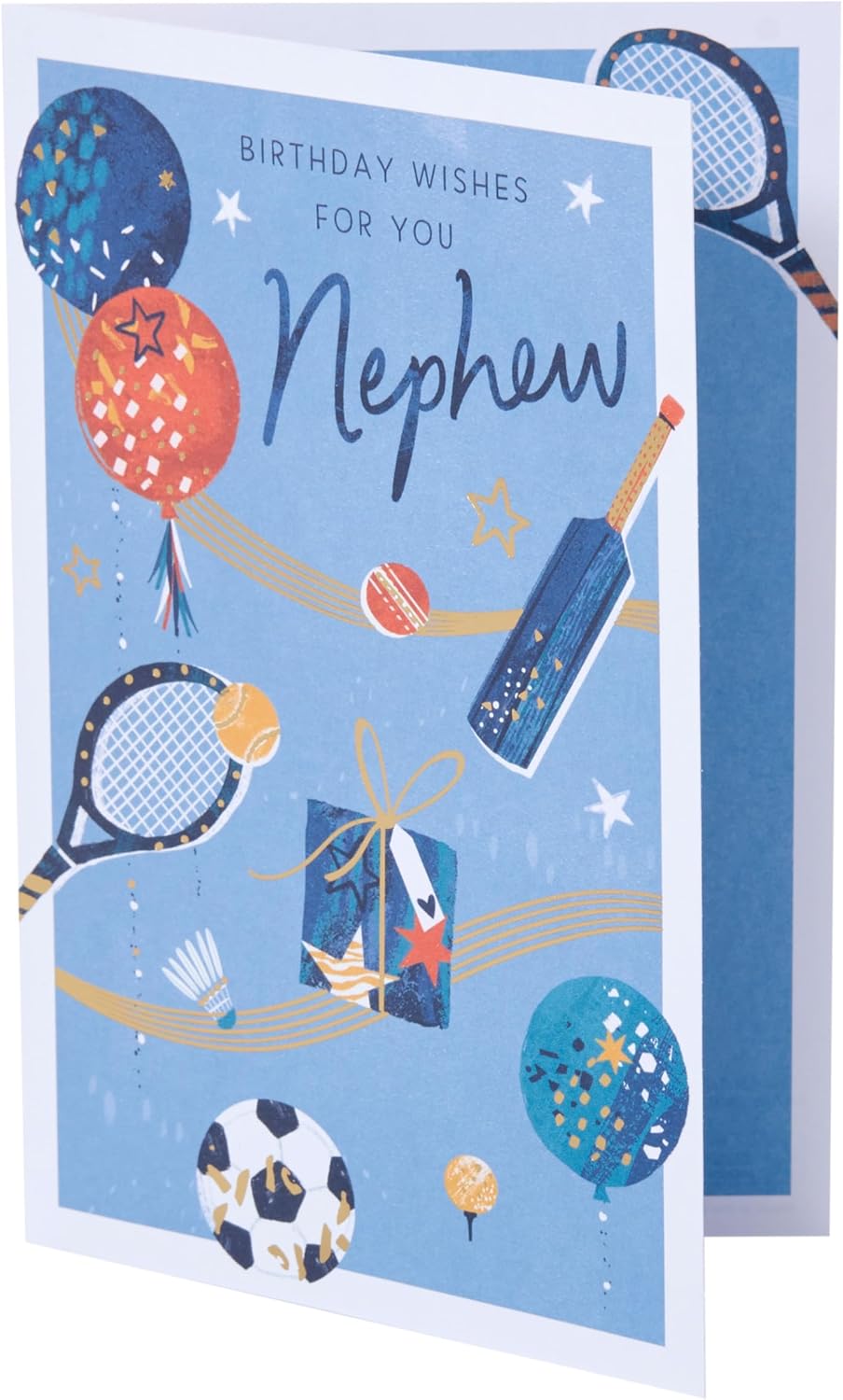 Sport Equipment Design Nephew Birthday Card