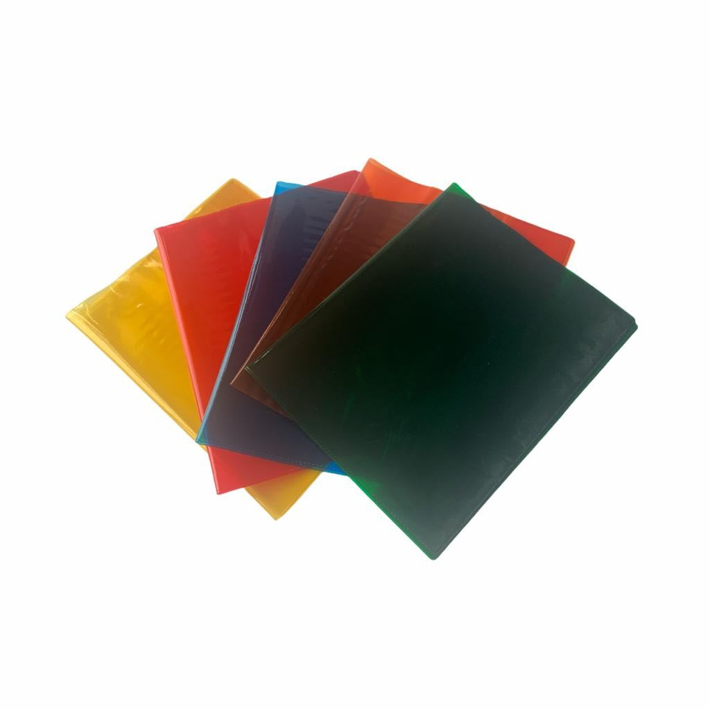 Pack of 5 Heavy Duty Assorted Colour Copy Book Covers