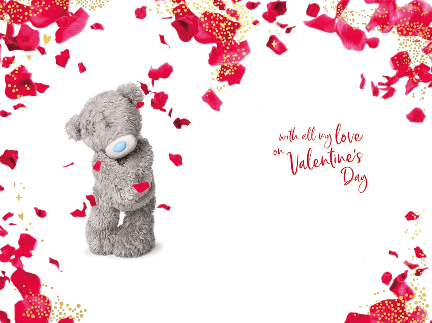 Bear Standing Girlfriend Valentine's Day Card
