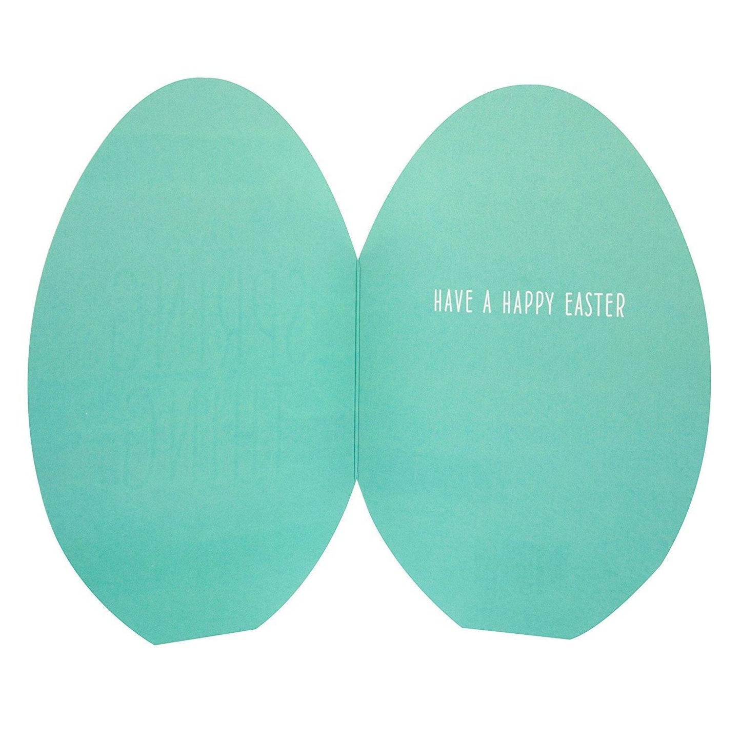 'Spring Thing' Contemporary Egg Shaped Easter Card