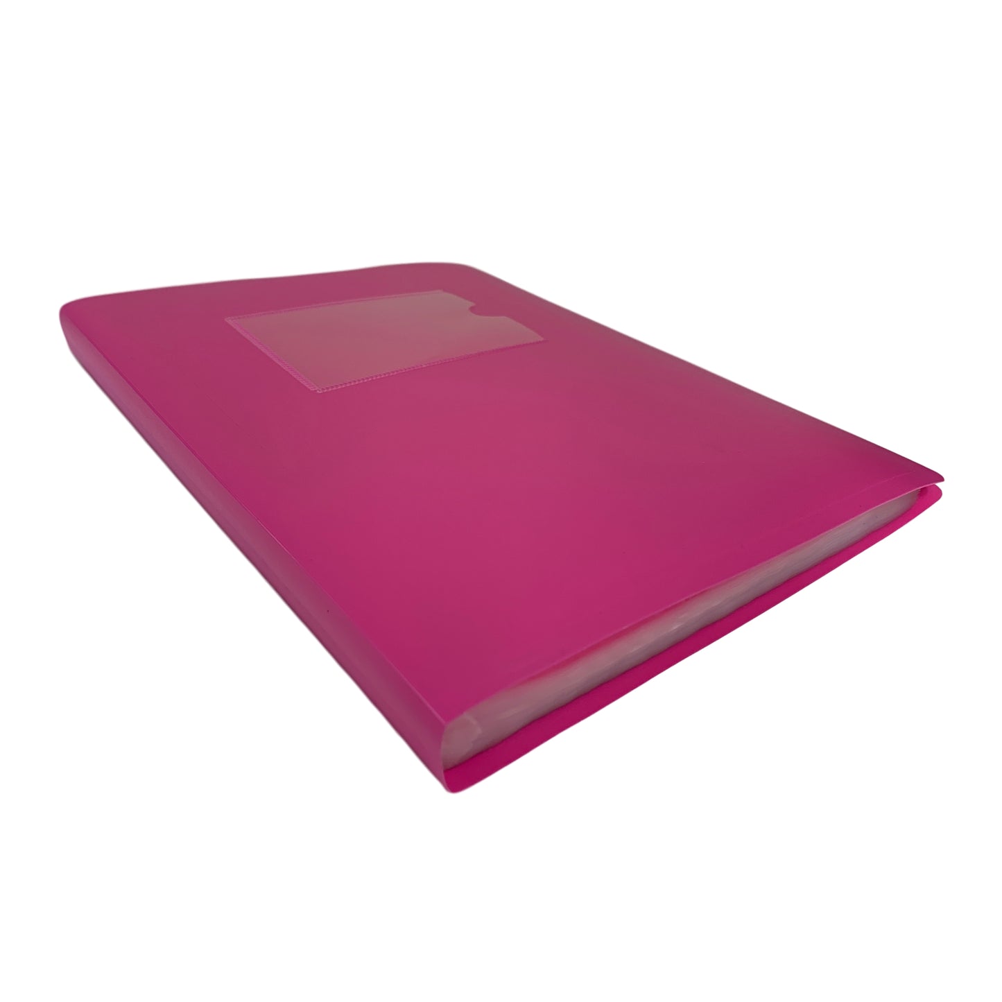 Pack of 5 A5 100 Pocket Pink Flexible Cover Display Books