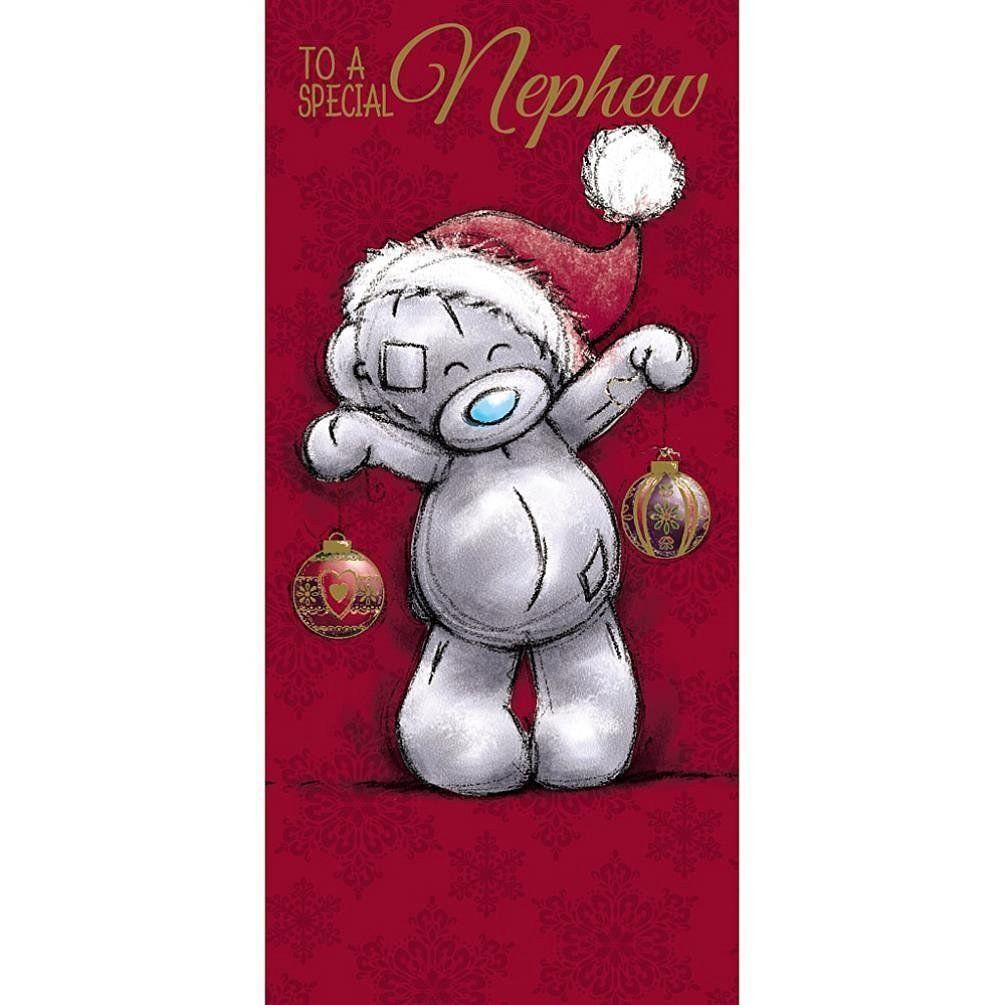 Nephew Me to You Bear Christmas Card