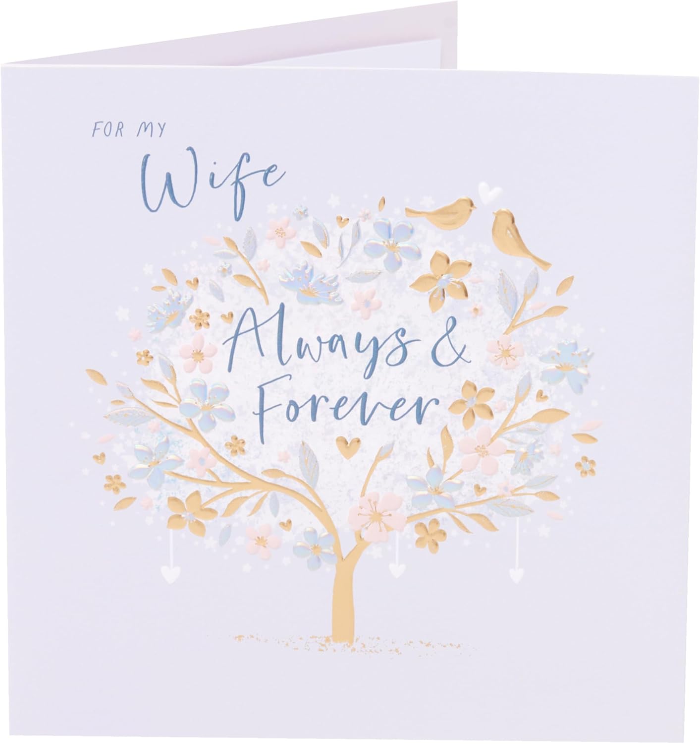 Always & Forever Design Wife Wedding Anniversary Card