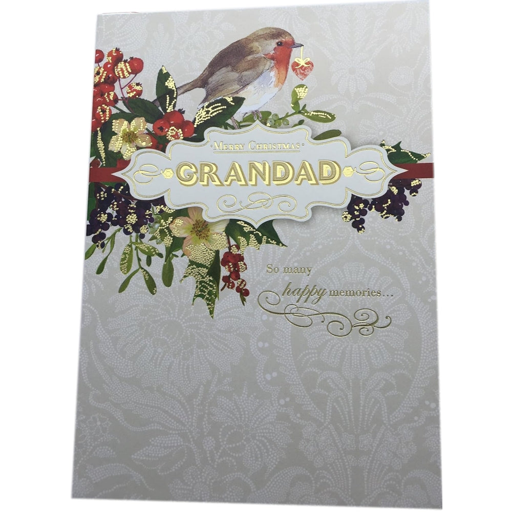 Grandad at Christmas, Christmas Greetings Card