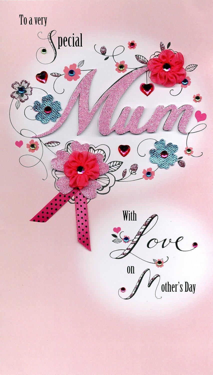 To Very Special Mum "Hand Assembled" Mother's Day Card