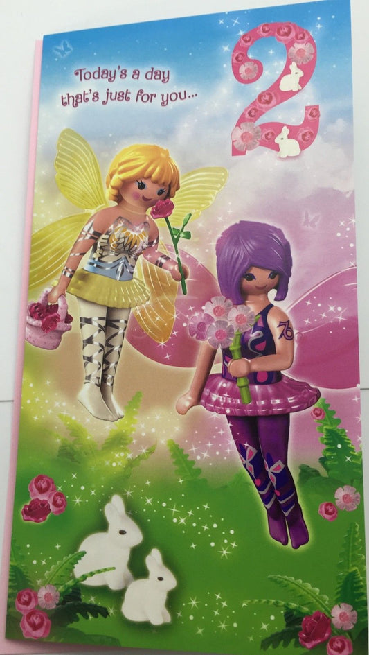 2nd Today's a day Just for you Playmobil Greeting Card 