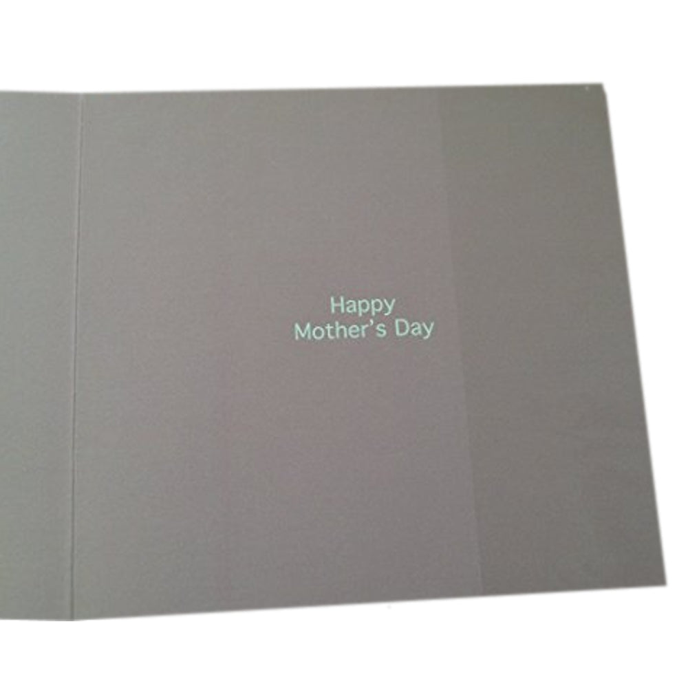 Wonderful Mum Lovely Peach Roses 3D Holographic Mother's Day New Card