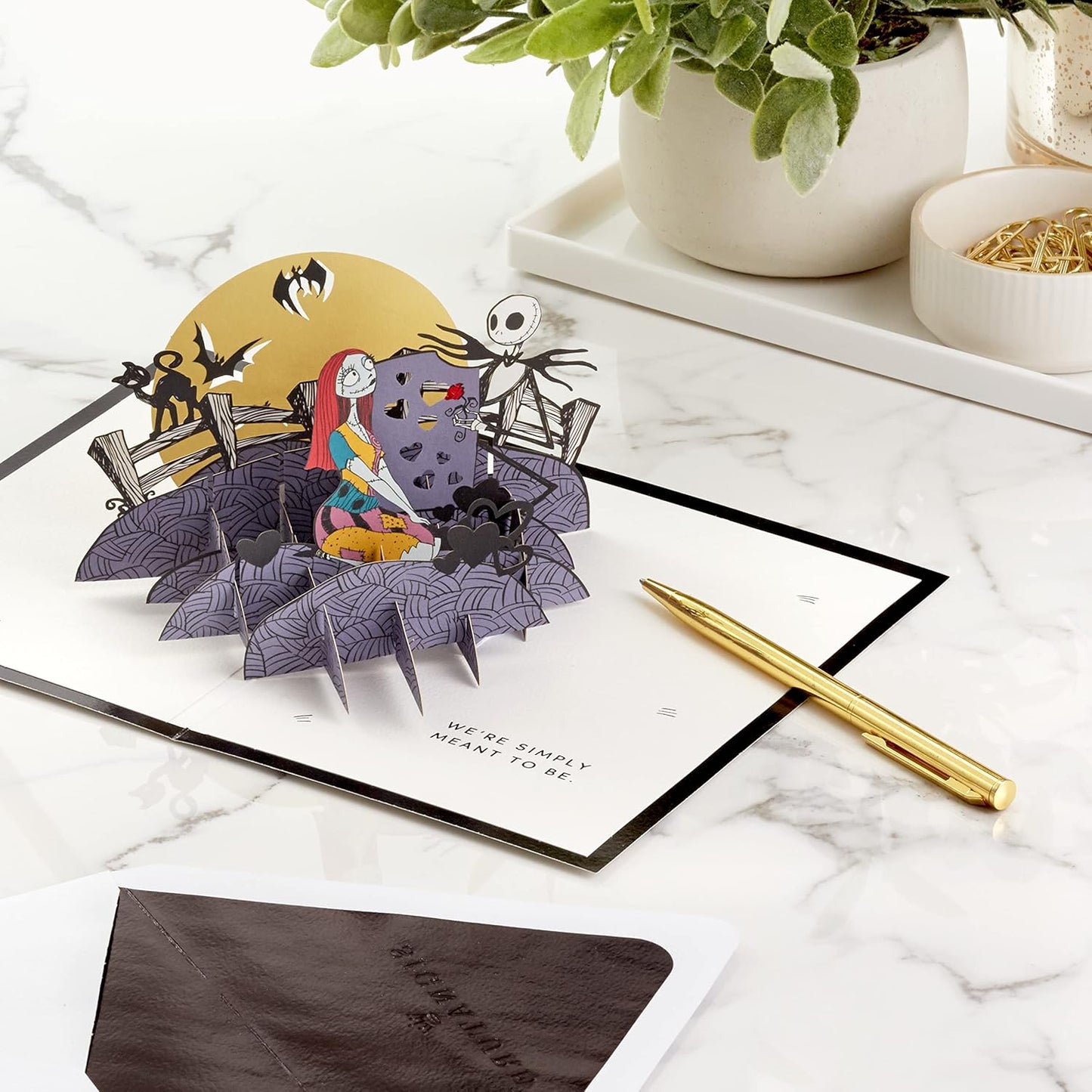 Signature Paper Wonder Pop Up Anniversary Birthday Card (Nightmare Before Christmas)