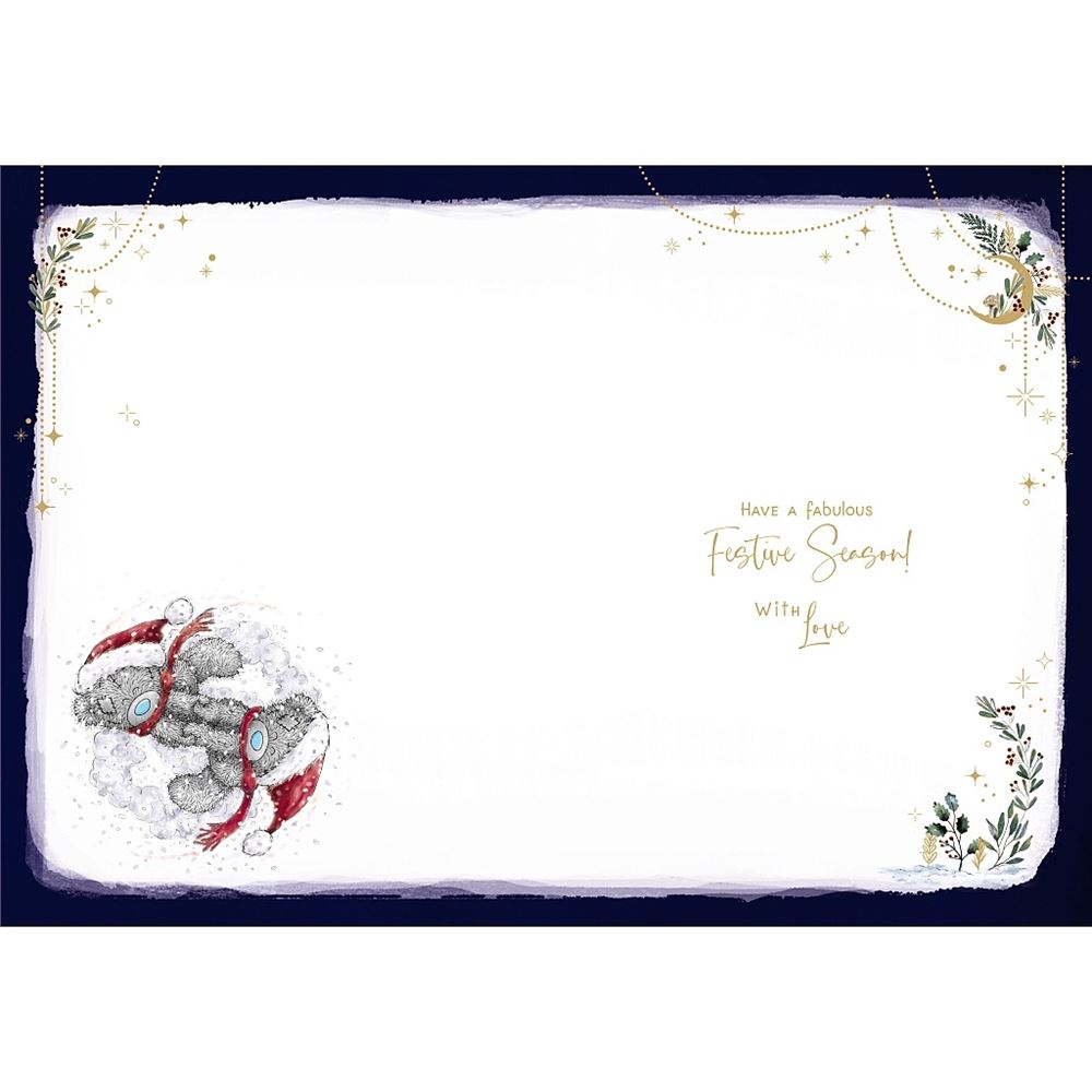 Bears And Bells For Lovely Friends Christmas Card