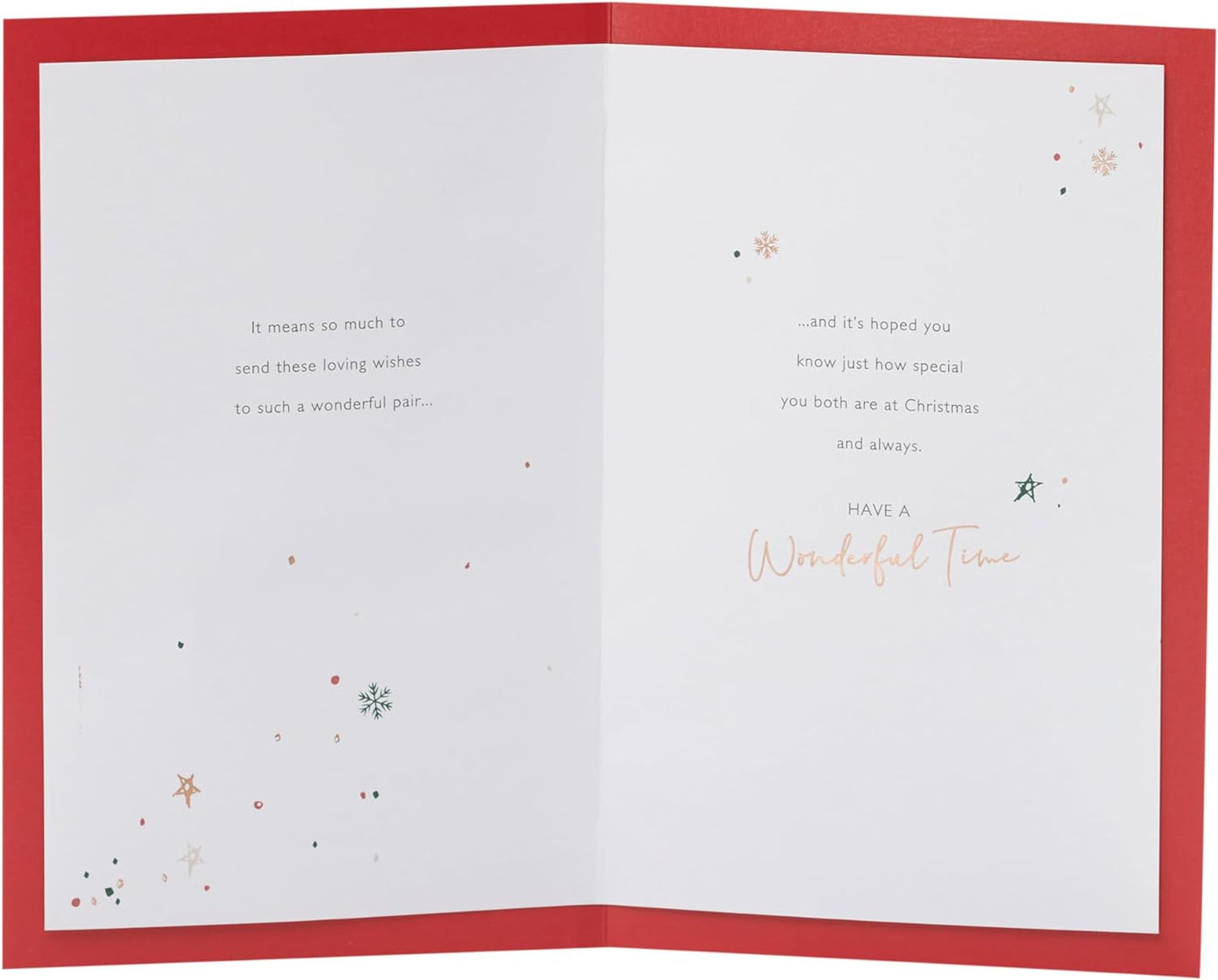 for Both of You Christmas Card Stockings Design