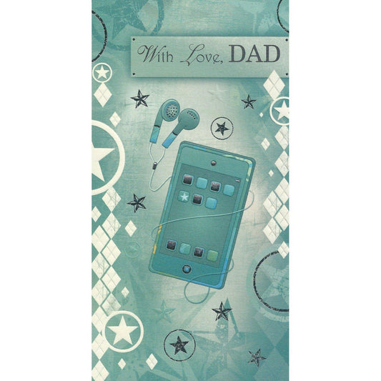 With Love Dad Happy Father's Day Card