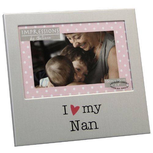 I Love My Nan 6" x 4" Aluminium Frame - FA518N