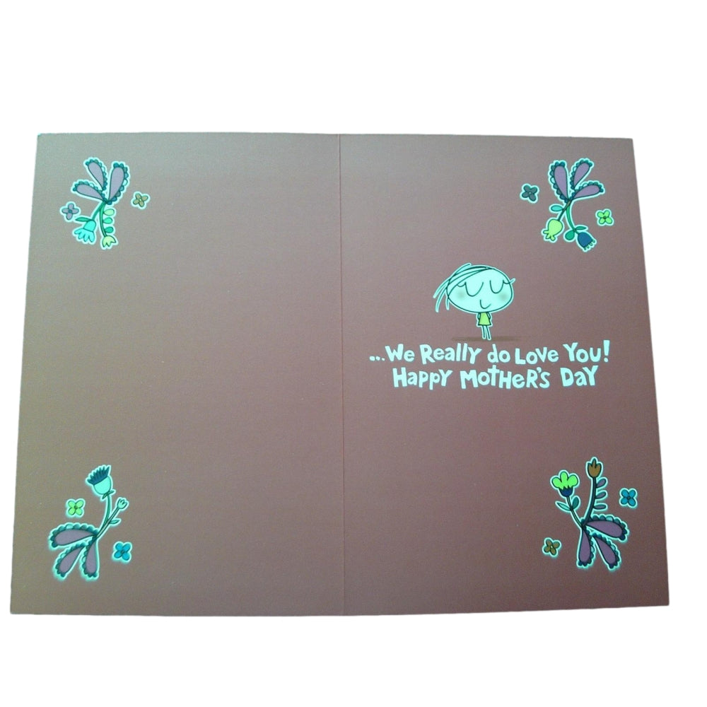 Amazing Partner and Brilliant Mum We Love You Mother's Day Card