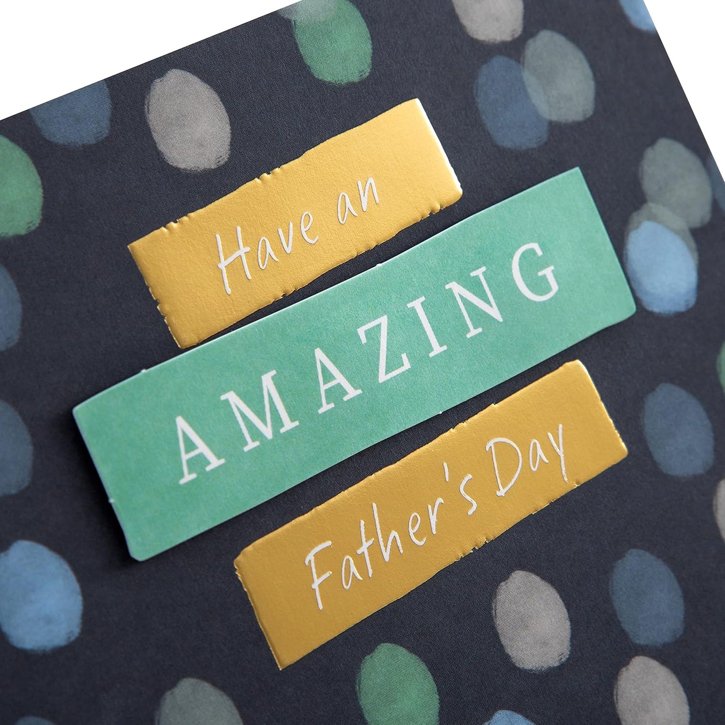 Traditional Patterned Design Father's Day Card