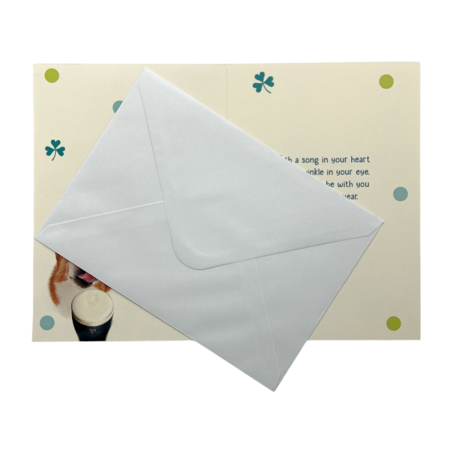 Cute Dog Design St Patrick's Day Card