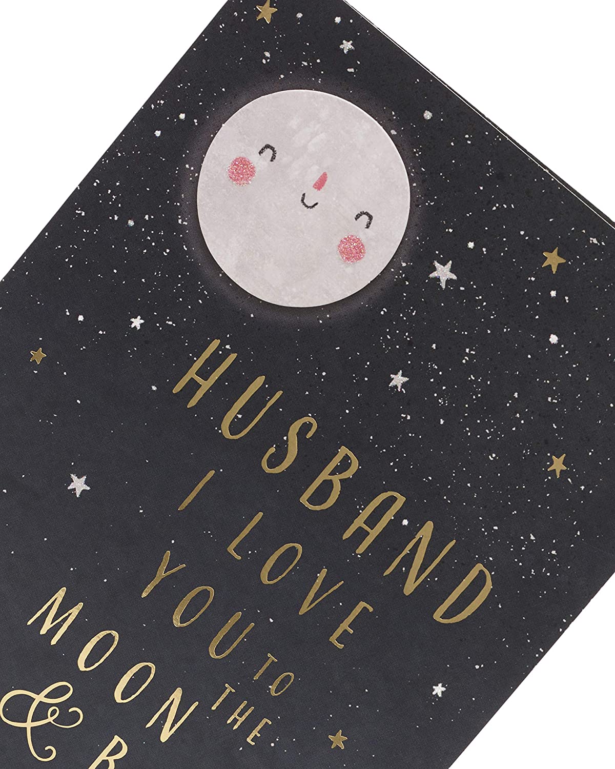 Husband Anniversary Card I Love You to The Moon and Back Watermark 