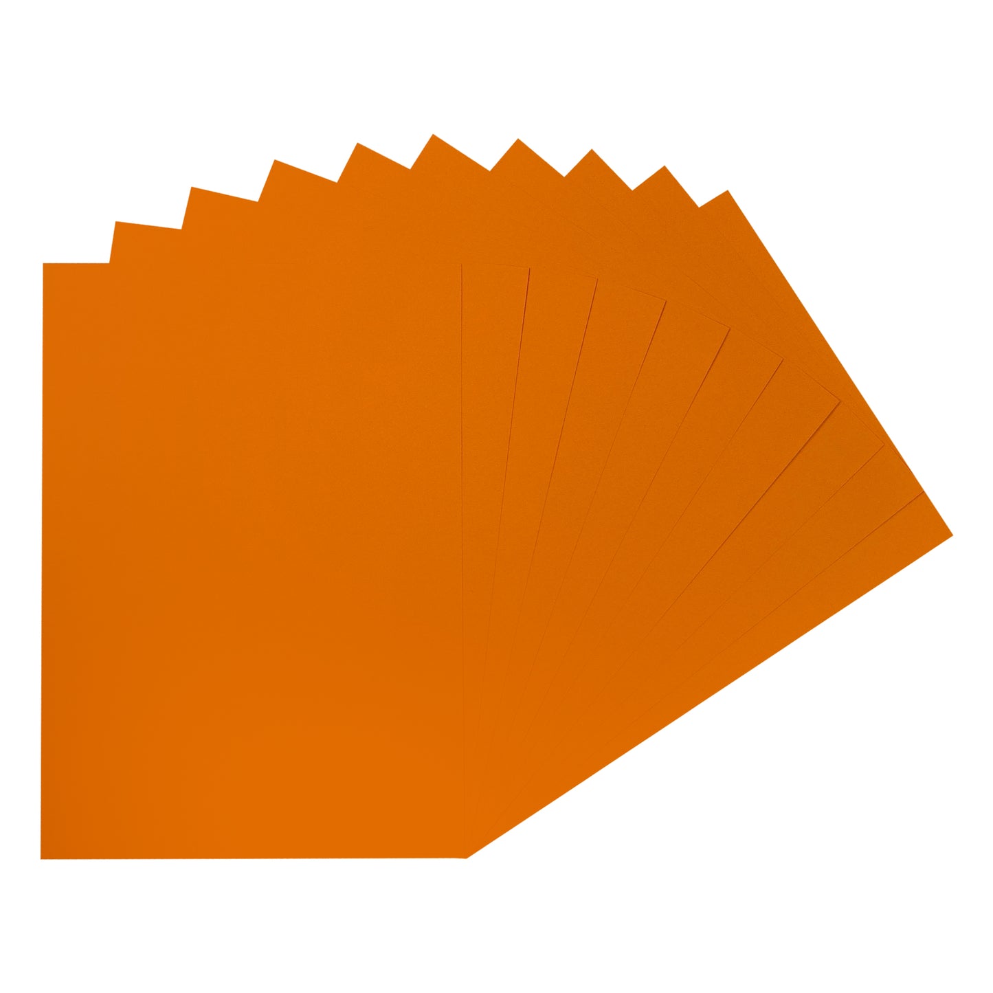 Pack of 20 Sheets A2 Orange Colored Craft Papers 230gsm
