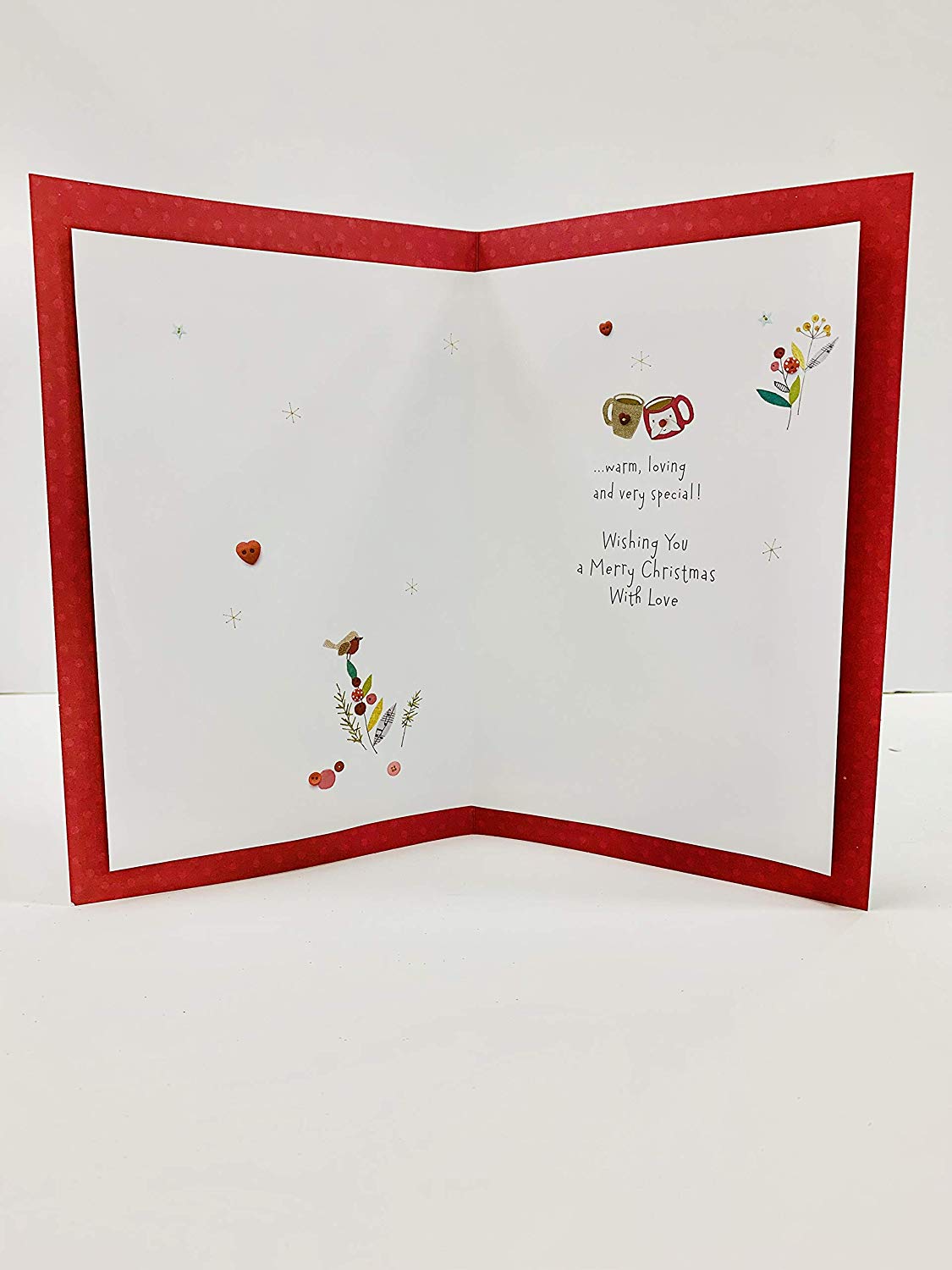 Mum and Dad Christmas Card 3d Die Cute