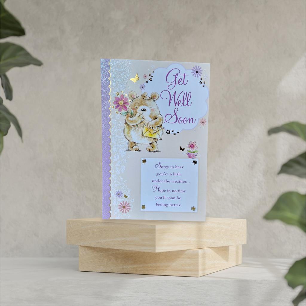 Get Well Soon Sentimental Verse Card