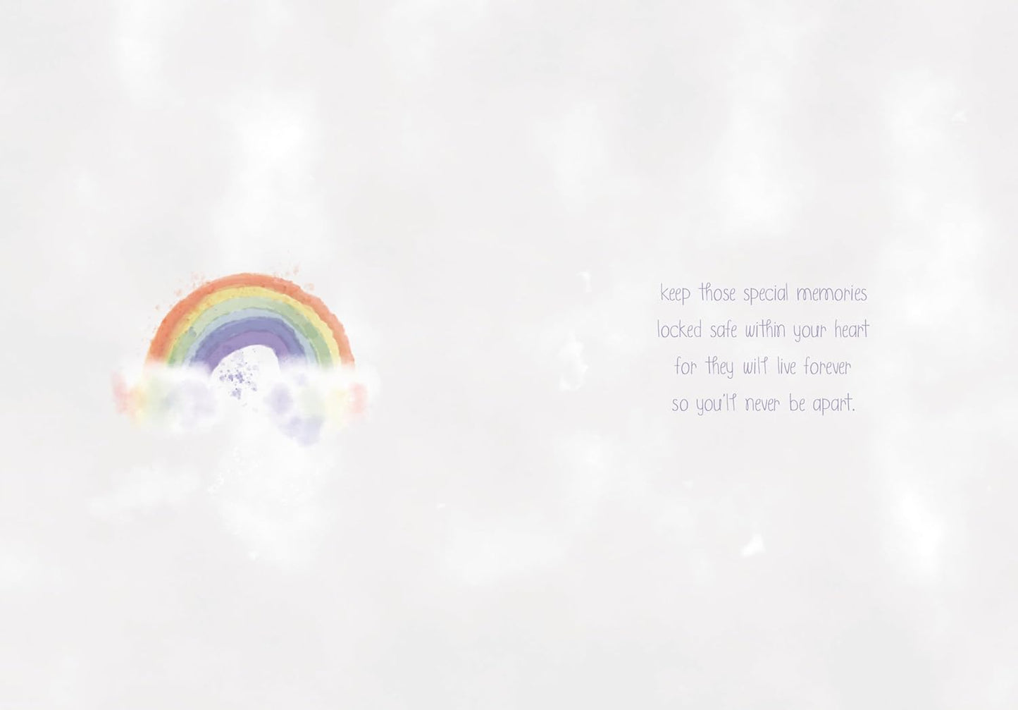 Rainbow Design Thinking Of You After Loss Of A Pet Pet Sympathy Card