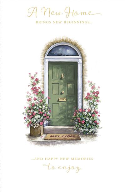 A New Home Brings New Beginnings Greeting Card