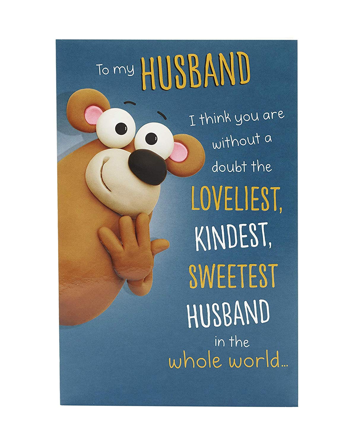 Funny Card for Husband Birthday Card