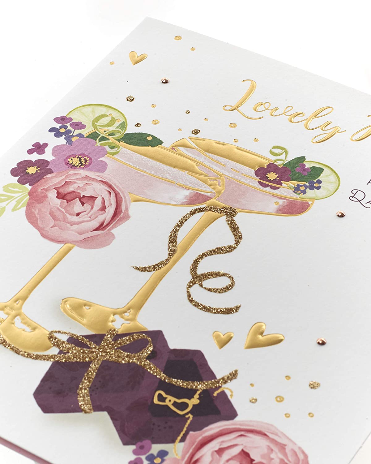 For Lovely Mum From Your Daughter Sparkling Cocktails Mother's Day Card