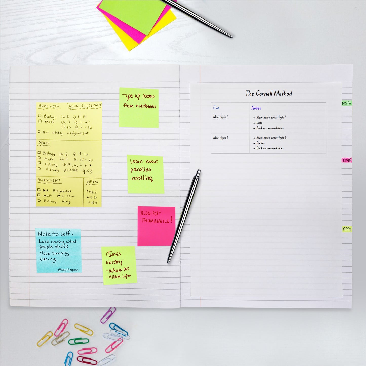 Janrax A4+ Green 48 Page Feint Ruled and Margin Exercise Book WF Paper with 225gsm Manilla Cover 240x340mm Workbook