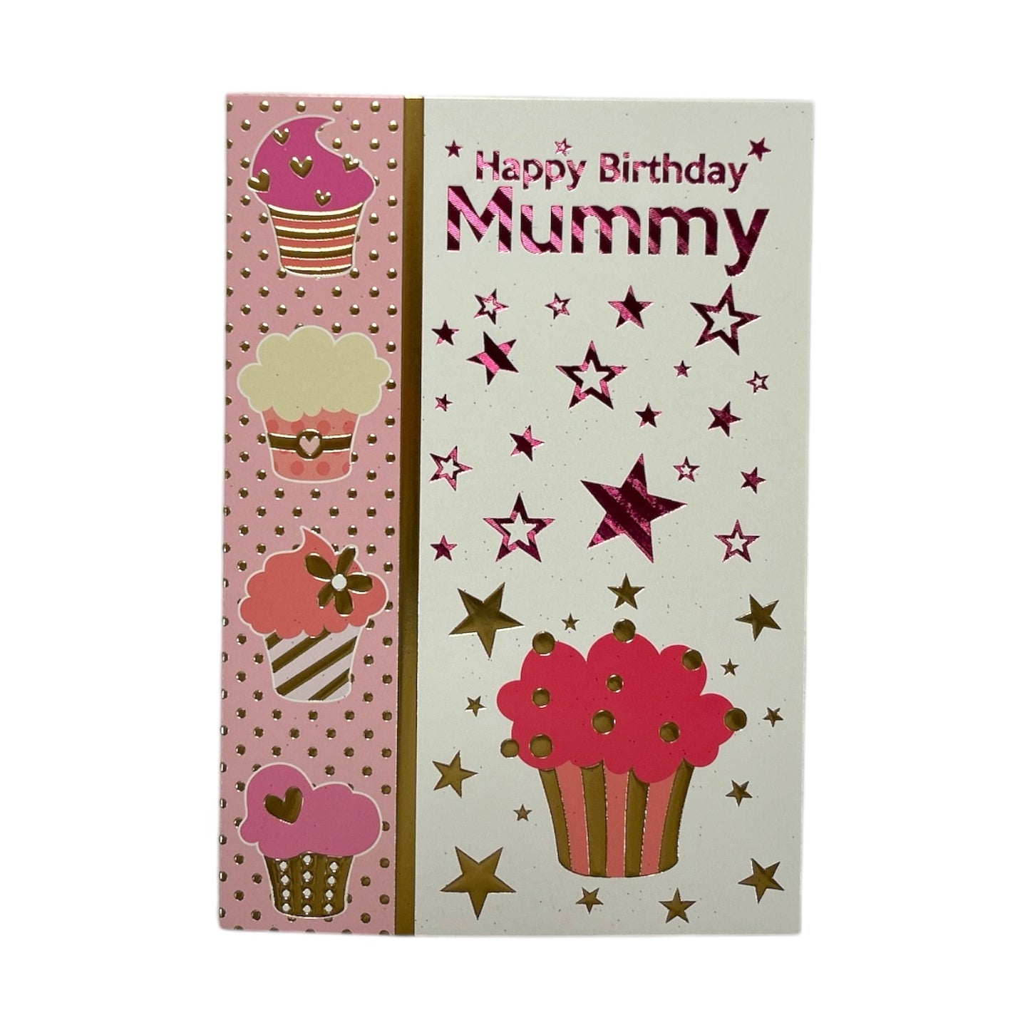 To Mummy Juvenile Cupcakes Design Birthday Card