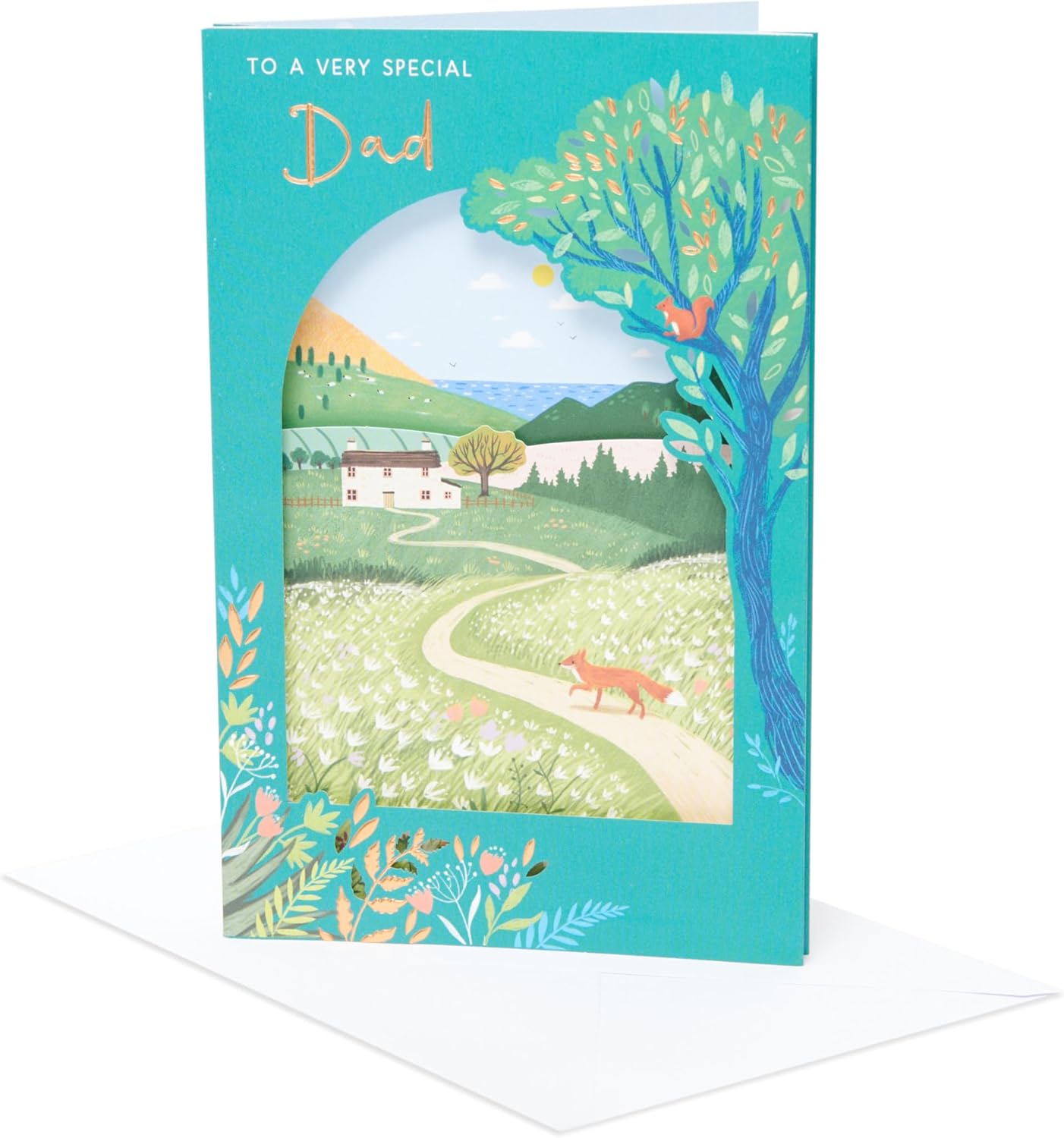 Country Scene Design For Dad Father's Day Card