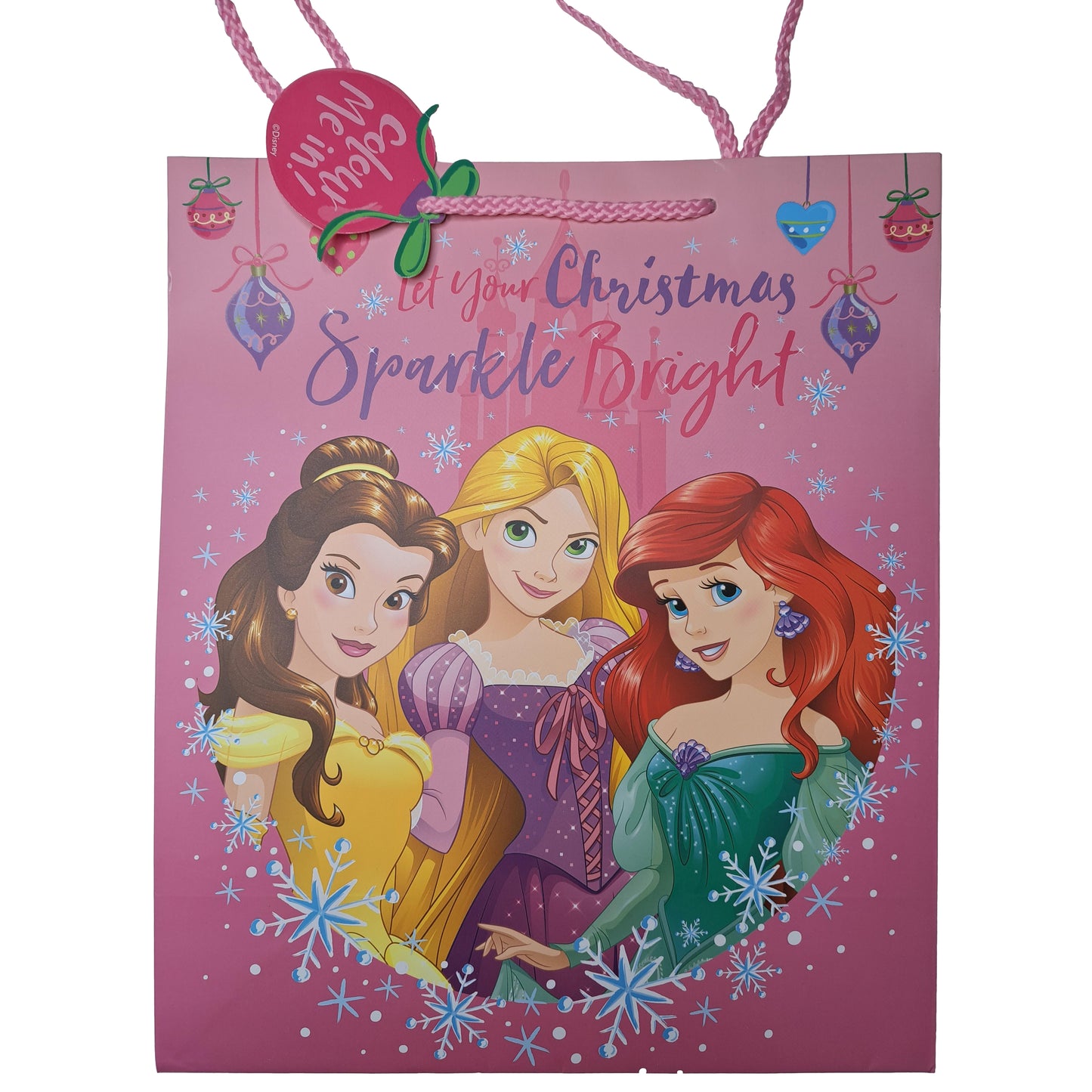 Pack of 12 Princess Large Christmas Gift Bags