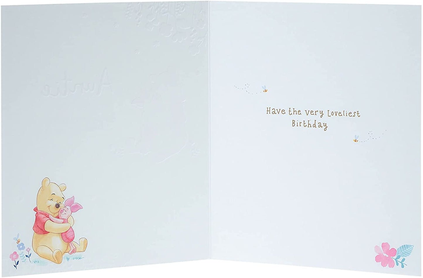 Cute Disney Winnie The Pooh Auntie Birthday Card