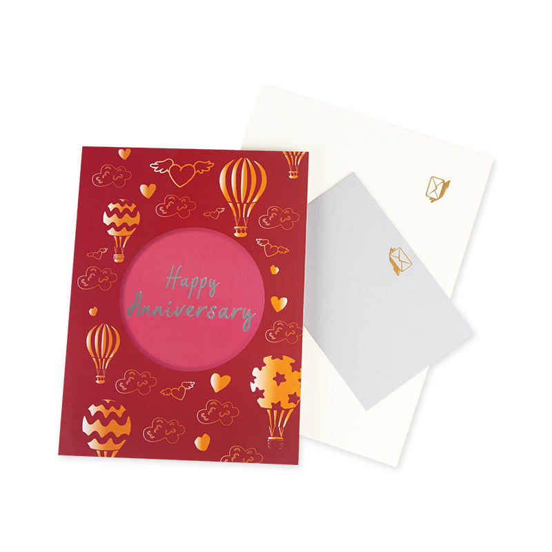 Ballooned With Joy 3D Pop Up Anniversary Card