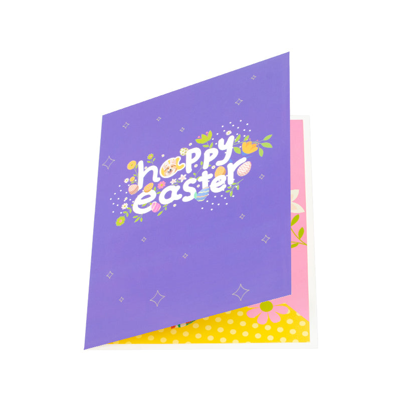 Bloom & Bark Corgi in Bunny Ears 3D Pop Up Easter Card