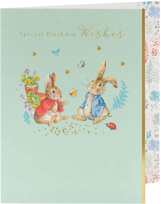 Peter Rabbit Special Wishes Kids Birthday Card