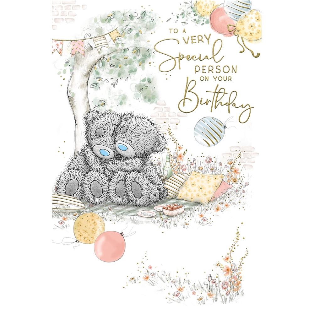 Bears Under Tree To a Special Person Birthday Card