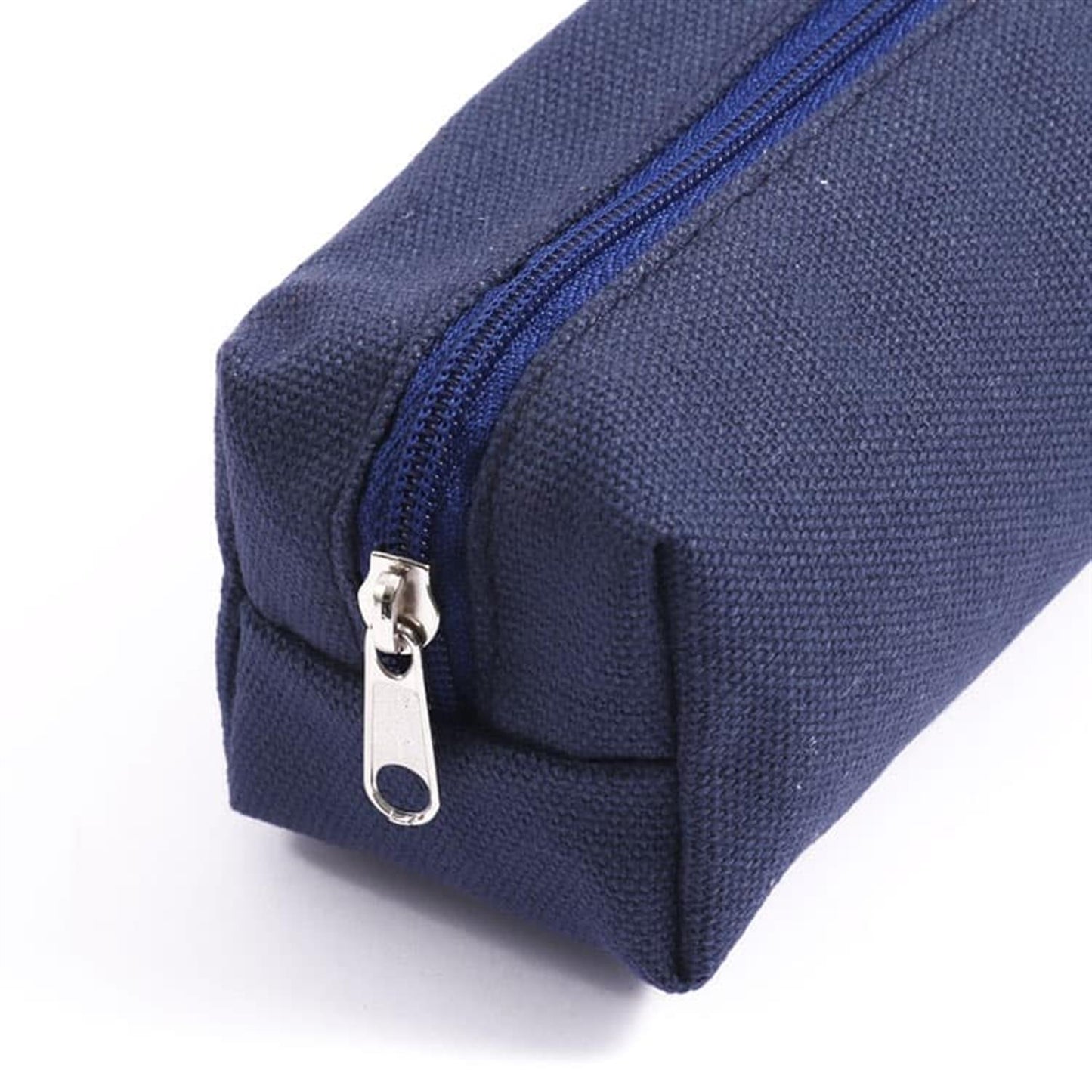 Single Soft Oxford Cloth Large Opening Pencil Case with Smooth Zipper